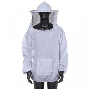 Beekeeping Jacket Veil Smock Equipment Supplies Bee Keeping Hat Sleeve Suit