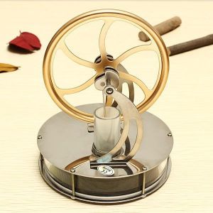 STEM Low Temperature Difference Stirling Engine DIY Toy Gift Decor Collection