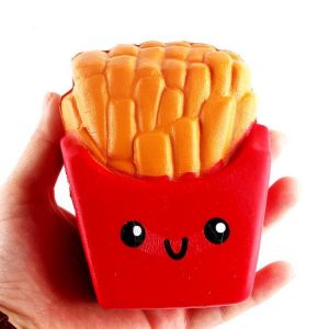 הכל מהכל ובזול צעצועים SanQi Elan Squishy French Fries Chips Licensed Slow Rising With Packaging Collection Gift Decor Toy